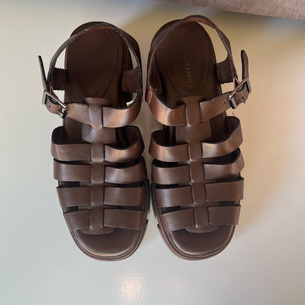 American Eagle Outfitters Black Sandals